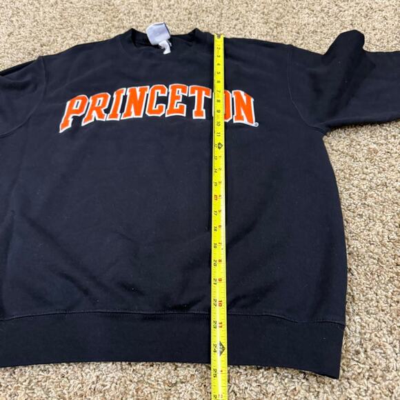 Princeton College University Spellout Champion Black and Orange Crewnecks Sz.M - Picture 5 of 7